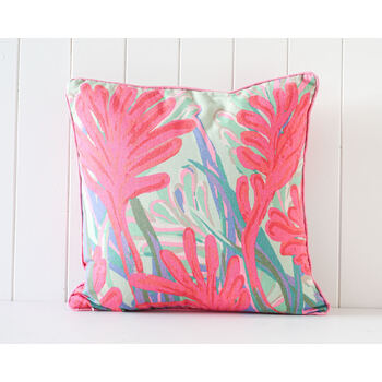 Rayell Indoor Square Cushion Blissful Blossom Dark 45x45cm