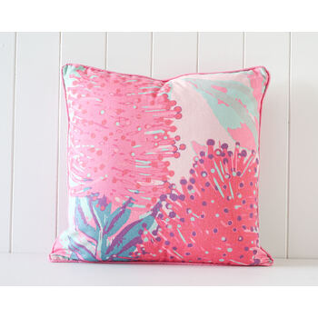Rayell Indoor Square Cushion Beautiful Blossom Light 45x45cm