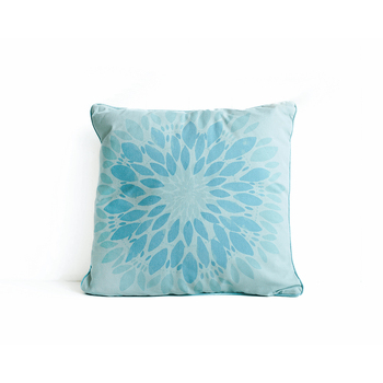 Rayell Indoor Square Cushion Kaleidoscope Aqua 45x45cm