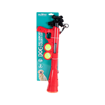 Pro Pet Care 66cm Bazouka Gun w/ Balls Dog Fetch Toy - Red