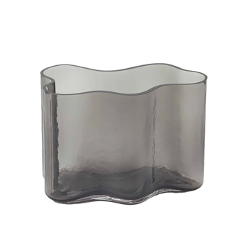 Pilbeam Living Marais Deocrative Glass Vase Medium Charcoal