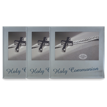 3x Communion Boy 6x4 Inch Keepsake Photo Frame Display