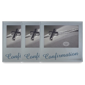 3x Confirmation Boy 6x4 Inch Keepsake Novelty Photo Frame Display