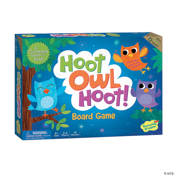 Peaceable Kingdom Hoot Owl Hoot 2-4 Players Kids/Children Board Game 4y+