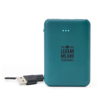 Legami Power Man 5000mAh Double USB Ports Power Bank w/ Cable