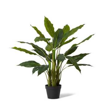 E Style 80cm Spathiphyllum Artificial Potted Plant - Green