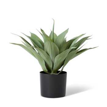 E Style 50cm Agave Potted Artificial Plant Decor - Green