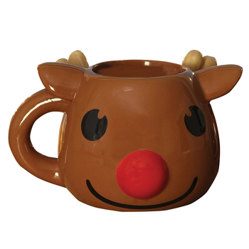 Paladone 300ml Christmas Festive Rudolph Heat Change Mug Kids/Children Cup