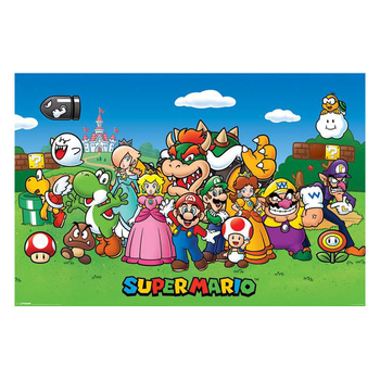 Impact Merch Super Mario Characters Regular Sized Poster 92x61cm