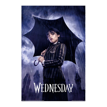 Impact Merch Wednesday Downpour Regular Sized Poster 92x61cm