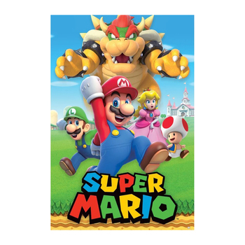 Impact Merch Super Mario Bowser Regular Sized Poster 92x61cm