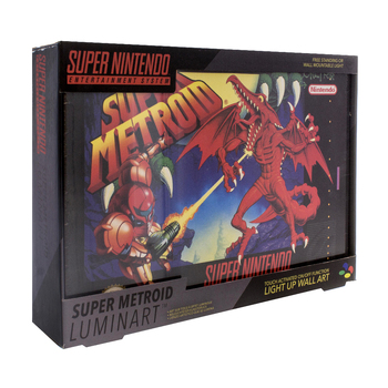 Paladone 30cm Super Metroid Luminart Kids/Children Bedside Table/Wall Decor