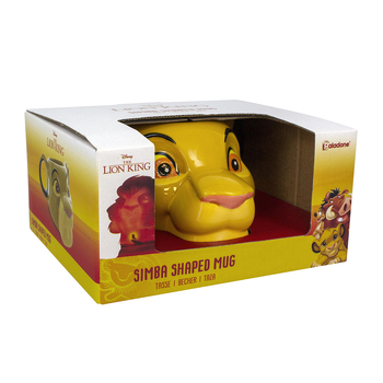 Paladone 500ml Lion King Simba Shaped Mug Kids/Children Drinking Cup