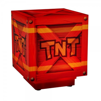 Paladone 10cm Crash Bandicoot Themed Tnt Light Kids/Children Desk Lamp