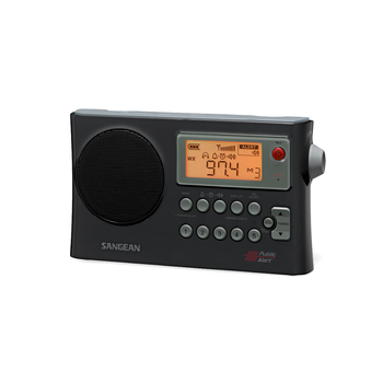 Sangean PR-D4 Portable 10cm Digital AM/FM Radio - Black