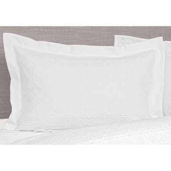 2PK Jason Commercial Villa Matelasse Pillow Sham 48x73cm White