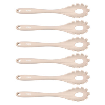 6PK Porto Zest Silicone 28cm Pasta Server Kitchen Utensil