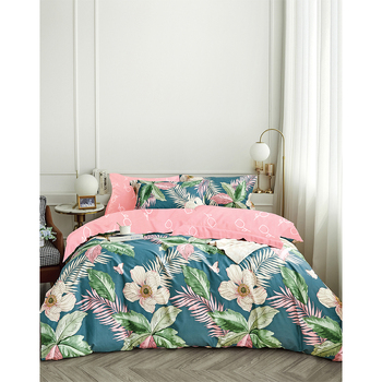 Ardor Double Size Tiki Cotton Quilt Cover Bedding Set