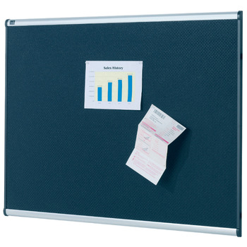 Quartet Embossed Foam 180x120cm Bulletin Pin Board w/ Aluminium Frame