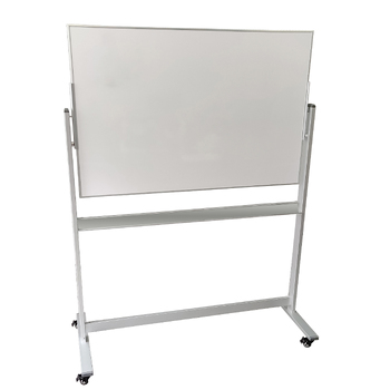 Quartet Penrite 120x90cm Slimline Magnetic Porcelain Mobile Whiteboard