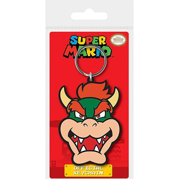 Super Mario Themed Kids/Childrens Video Game Bowser Rubber Keyring