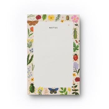 Rifle Paper Co Blank Notepad Task/Notes To-Do-List Curio White