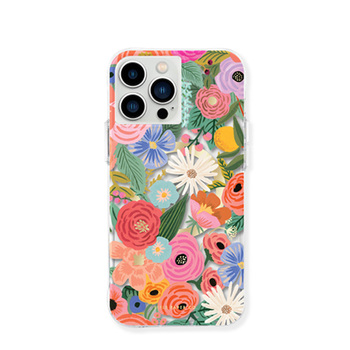 Case-Mate Rifle Paper Case MagSafe For iPhone 14 Pro Max Garden Party Blush