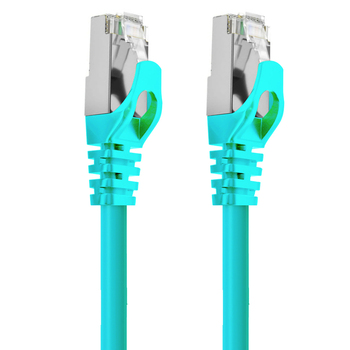 Cruxtec RJ45 LAN CAT7 10GbE 30m Triple Shielding Ethernet Cable - Green