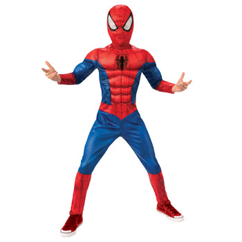 Marvel Spider-Man Deluxe Lenticular Boys Dress Up Costume - Size 3-5 YRS