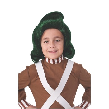 Oompa Loompa Wig Kids/Children Costume Accessory Green