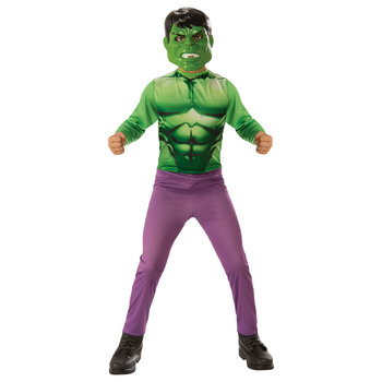 Marvel Hulk Opp Kids Boys Dress Up Costume - Size 6-8 Yrs