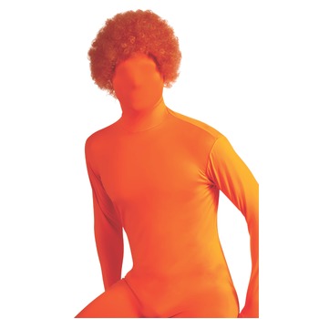 Second Skin Afro Hair Wig Kids/Children Costume Orange