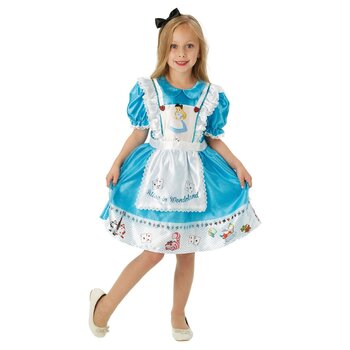 Disney Alice In Wonderland Deluxe Kids Dress Up Costume - Size 4-6