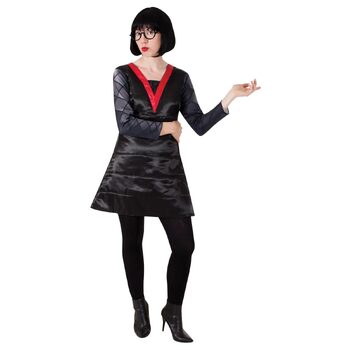 Disney Pixar Edna Mode Deluxe Womens Dress Up Costume - Size S