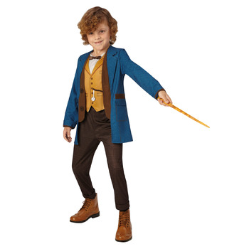 Harry Potter Newt Scamander Deluxe Boys Dress Up Costume - Size 9-10y