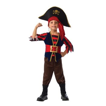 Rubies Shipmate Pirate Boys Dress Up Costume - Size 6-8y