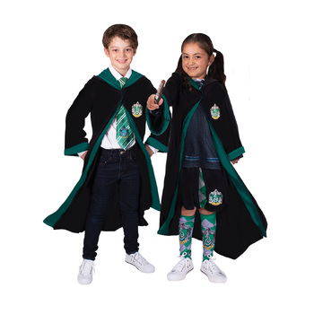 Harry Potter Slytherin Child Robe Dress Up Costume - Size 6+