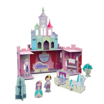 Sassi 3D Assemble Build & Book Princess Castle Kids 3y+