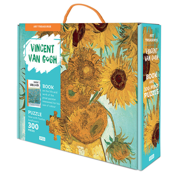 Sassi Junior Vincent Van Gogh Sunflowers Puzzle & Book Set Kids 6y+