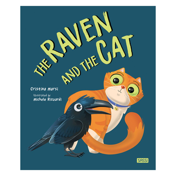 Sassi Story Book Kids/Children Reading The Raven & The Cat 3y+