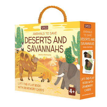 Sassi Games Animals to Save Memory Matching Game Deserts & Savannahs 4y+