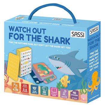 Sassi Games Happy Families Watch out for the Shark Game Kids 4y+