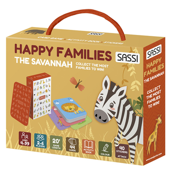 Sassi Games Happy Families Savannah Game Kids/Children 4y+