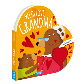 Sassi Board Book Kids/Children Reading w/ Love Grandma 10m+