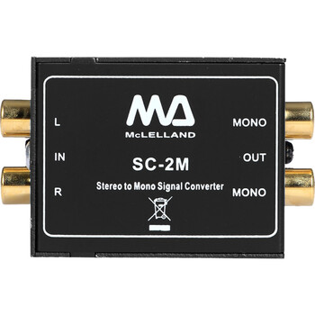 STEREO TO MONO AUDIO CONVERTER PASSIVE