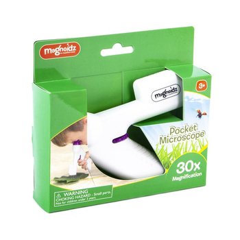 Magnoidz 15cm Hand Held Microscope Kids Toy White 3y+