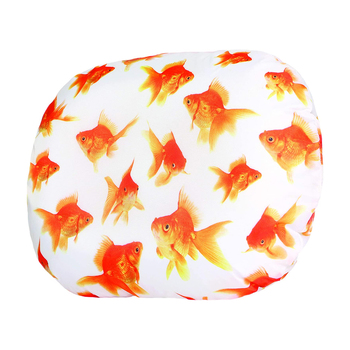 Surfing Gecko Bath Head Resting Pillow Fish 30x20x5cm