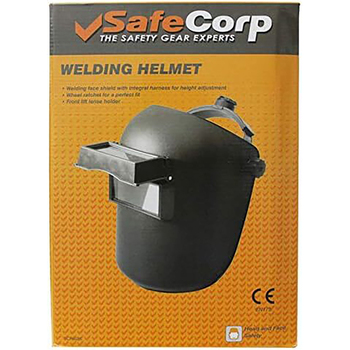 Safecorp Adjustable Welding Helmet/Face Shield Black