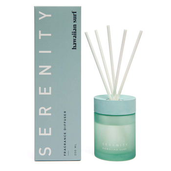 Serenity Coloured Core 200ml Reed Diffuser - Hawaiian Surf