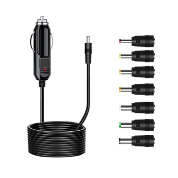 Sansai 12V/24V 8A 150cm Car Charger 7 Interchangeable Heads